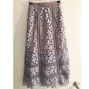 SELF-PORTRAIT Maxi Skirt